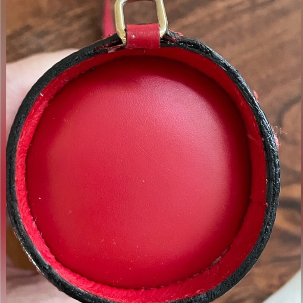 Louis Vuitton EPI Soufflot Pochette Mini in Castillan Red EUC with Coa - Picture 11 of 17